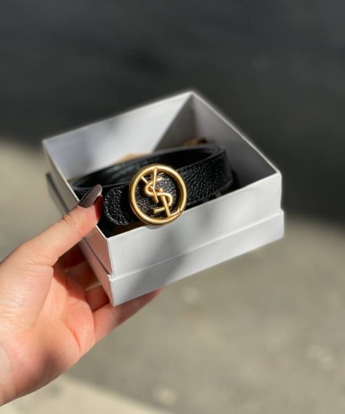 کمربند مارک ysl رنگ مشکی