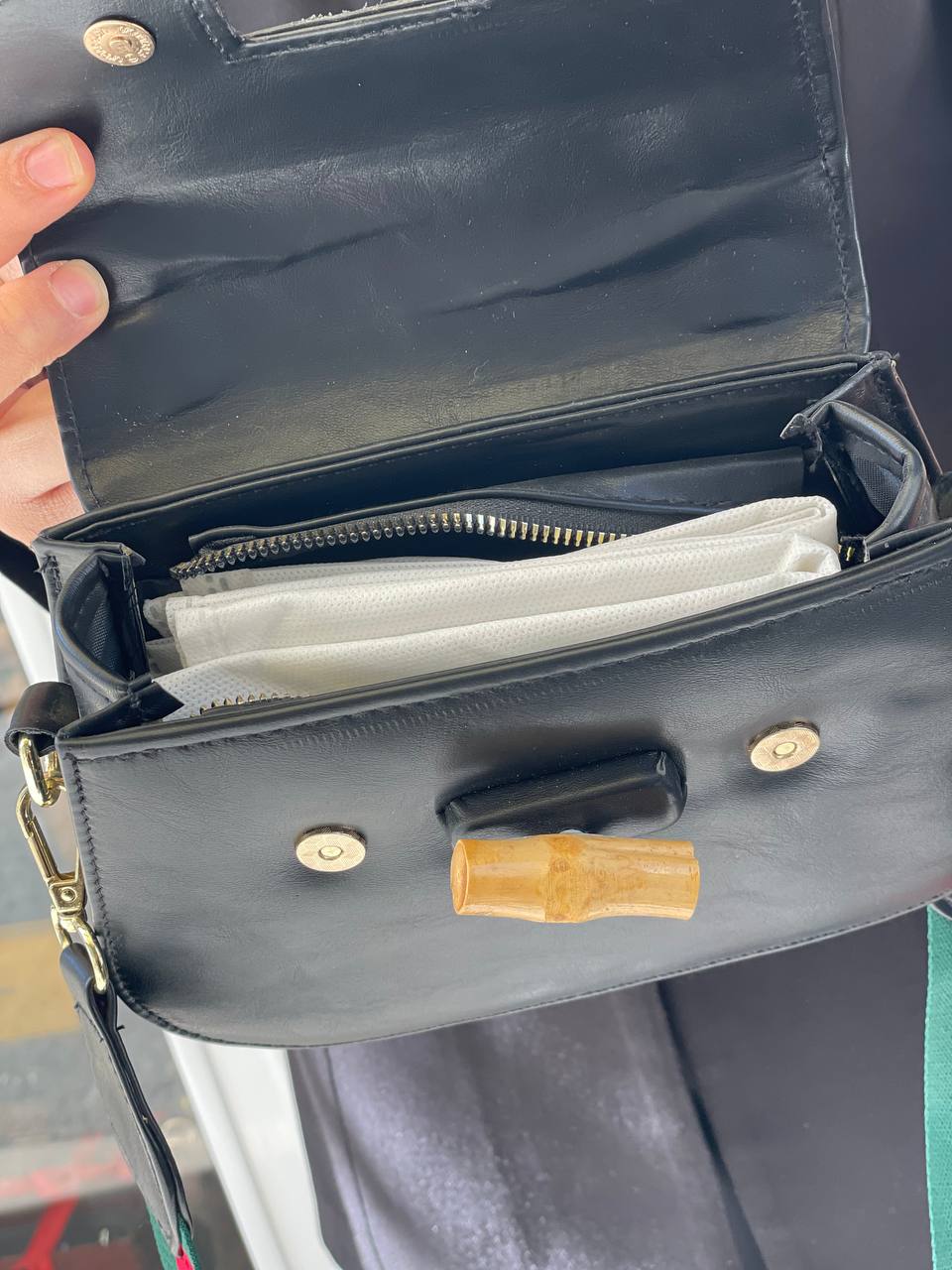 کیف پاسپورتی دسته بامبو 2 کیف پاسپورتی دسته بامبو - Image 2