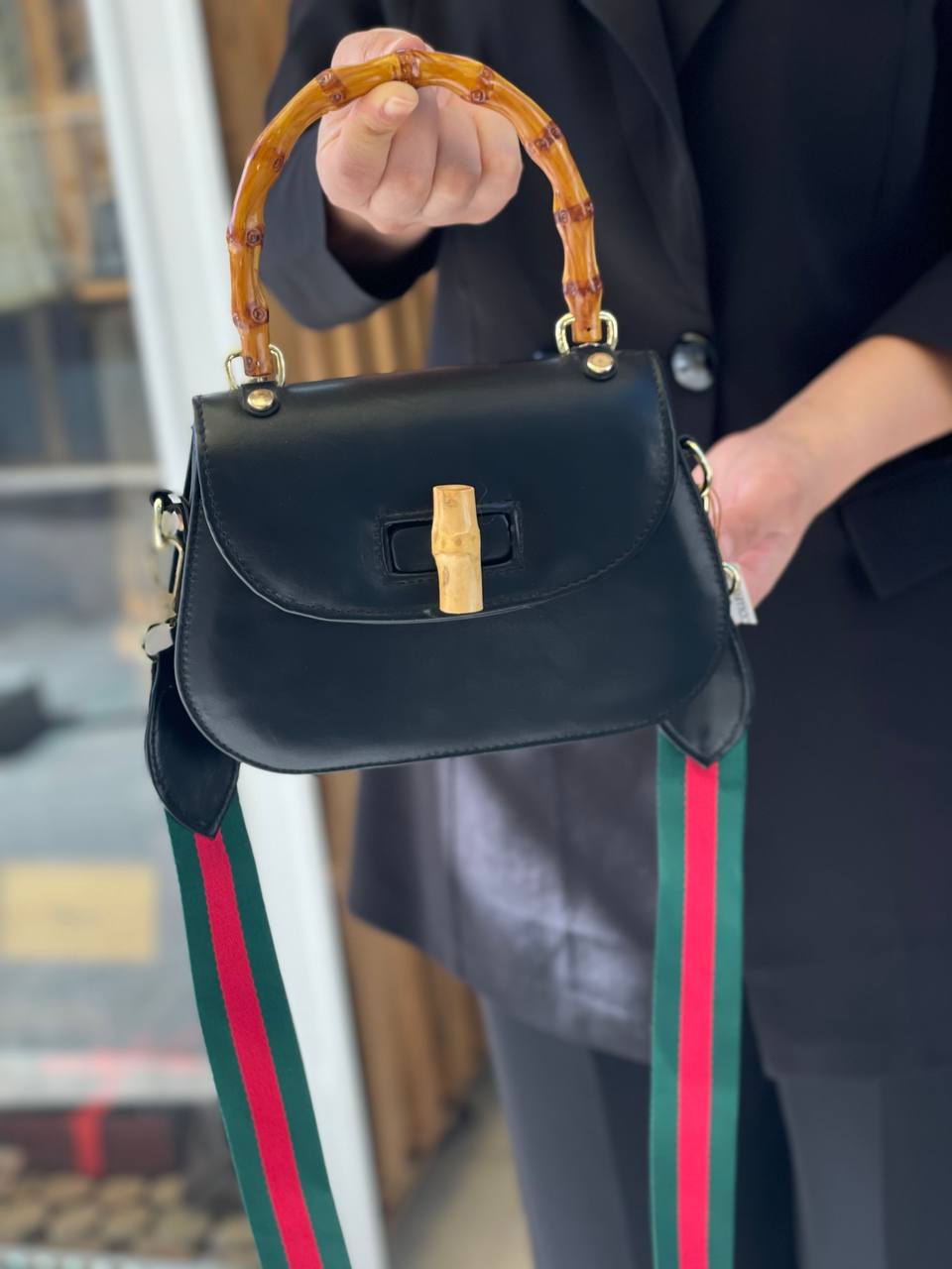 کیف پاسپورتی دسته بامبو 1 کیف پاسپورتی دسته بامبو