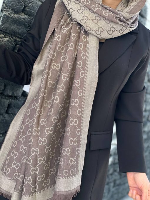 شال مارک گوجی قهوه ای