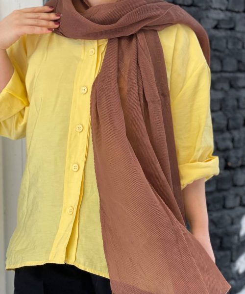 شال برشکا قهوه ای
