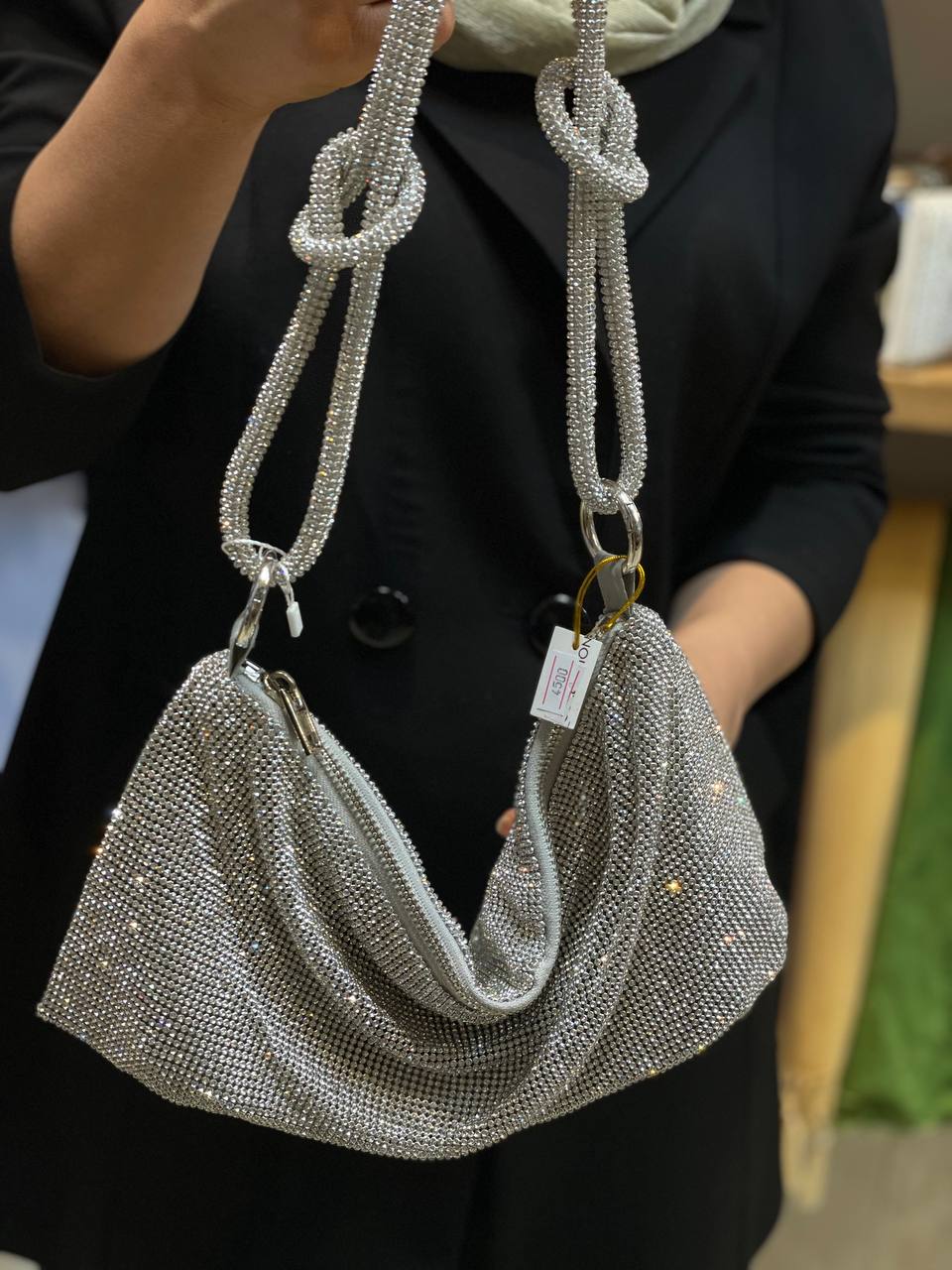 کیف مجلسی فول نگین برند وانگ 5 کیف مجلسی فول نگین برند وانگ - Image 5