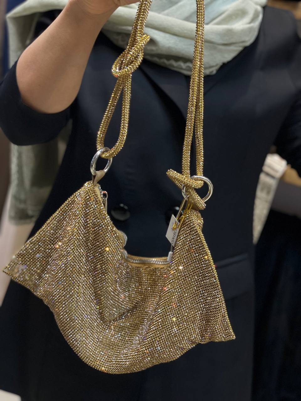 کیف مجلسی فول نگین برند وانگ 6 کیف مجلسی فول نگین برند وانگ - Image 6